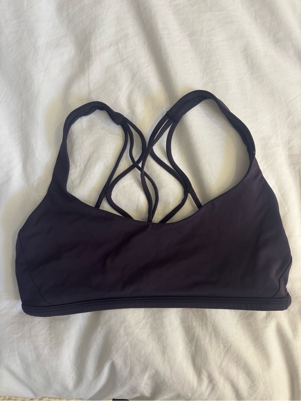 lululemon athletica free to be bra, plum